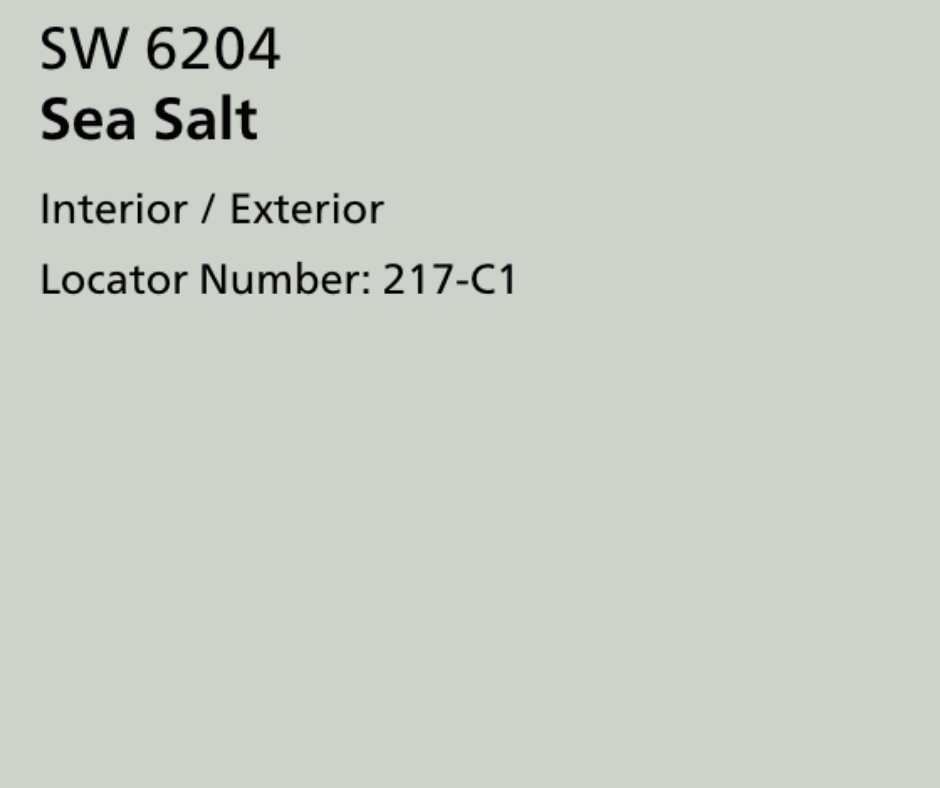 sea salt sherwin williams