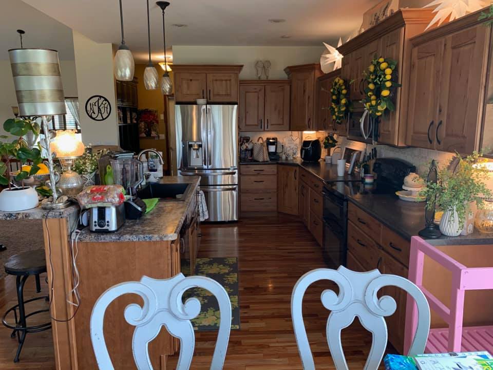 Cabinet Painting Project Before