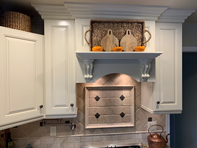 photo of repainted cabinets in branchburg nj