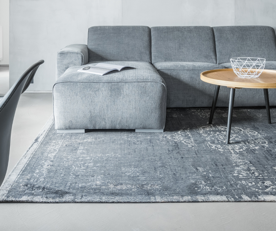 Living Room With Concrete Floor