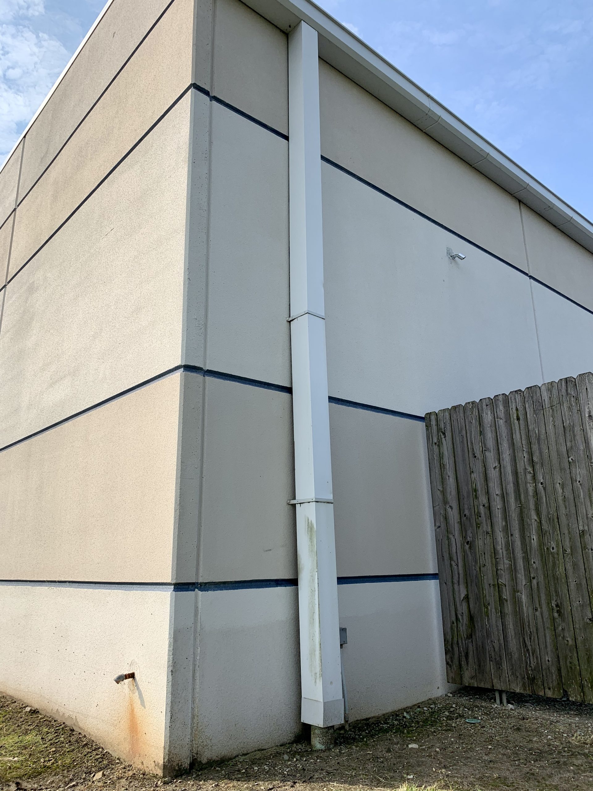 exterior before and after