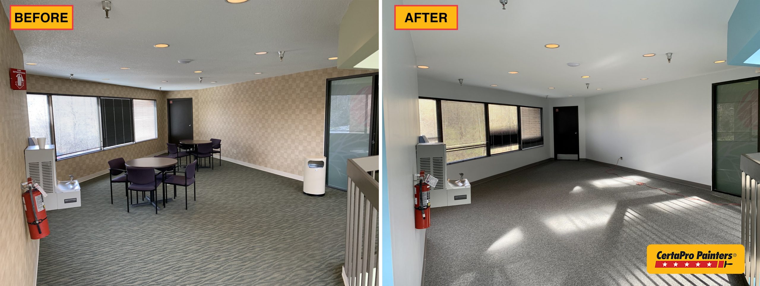 before and after office park