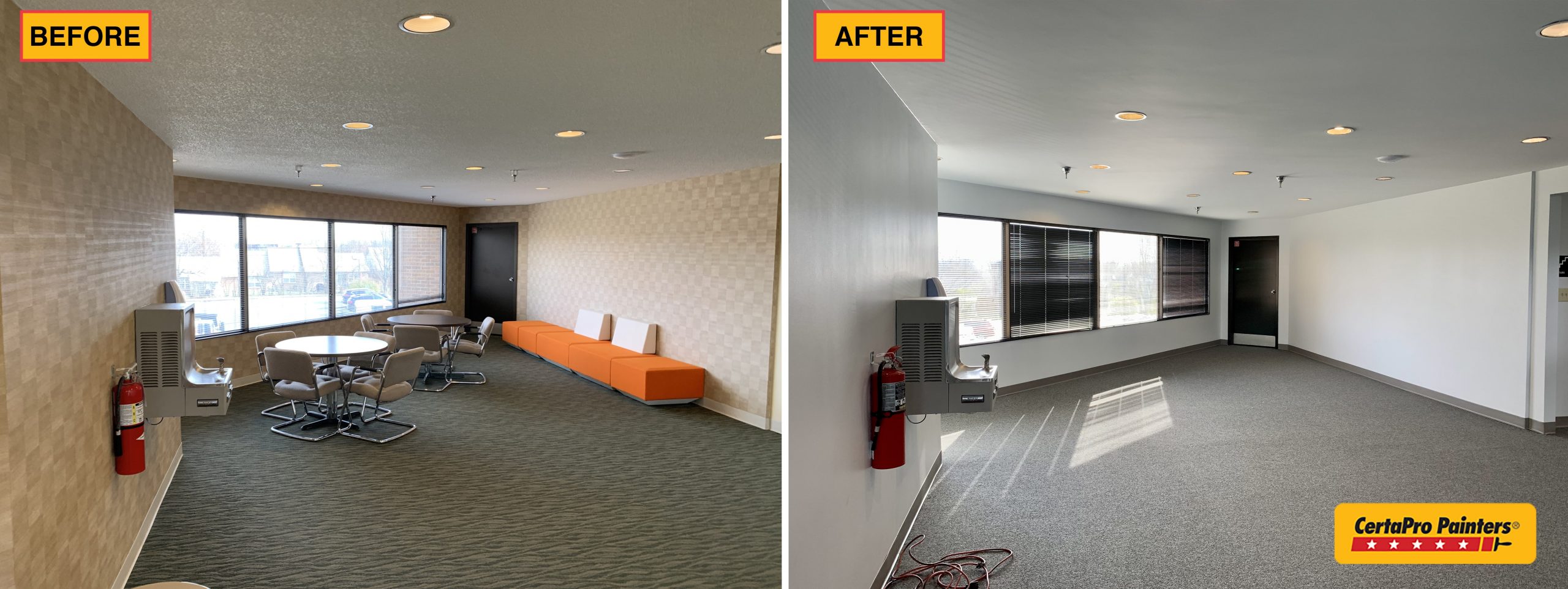 before and after office park