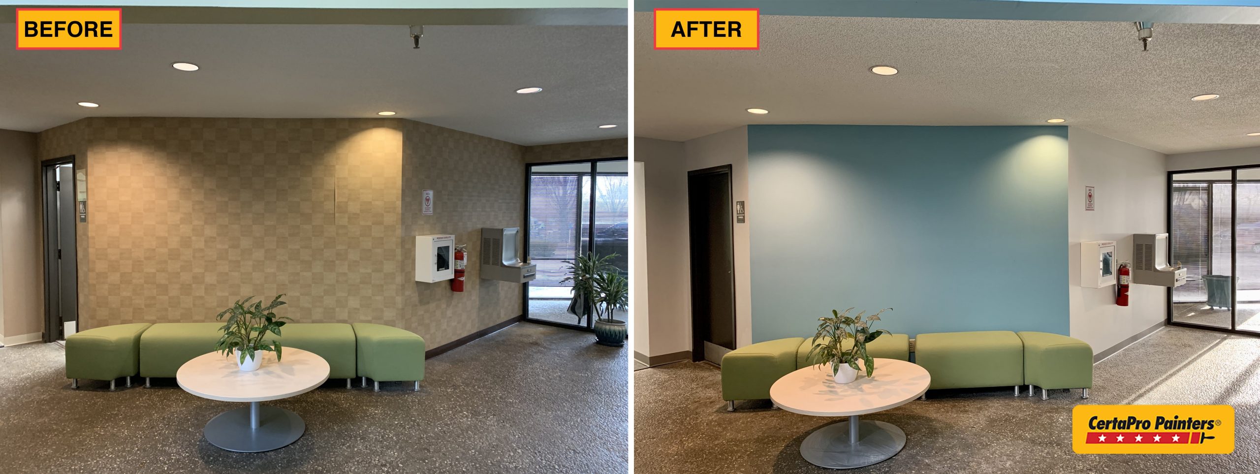 before and after office park
