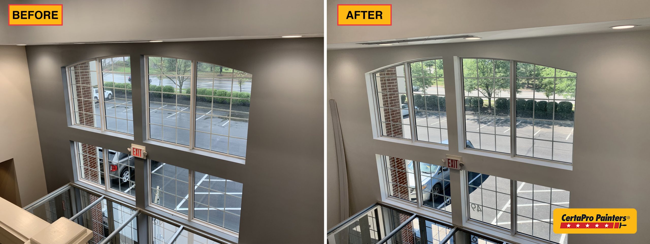 office before and after