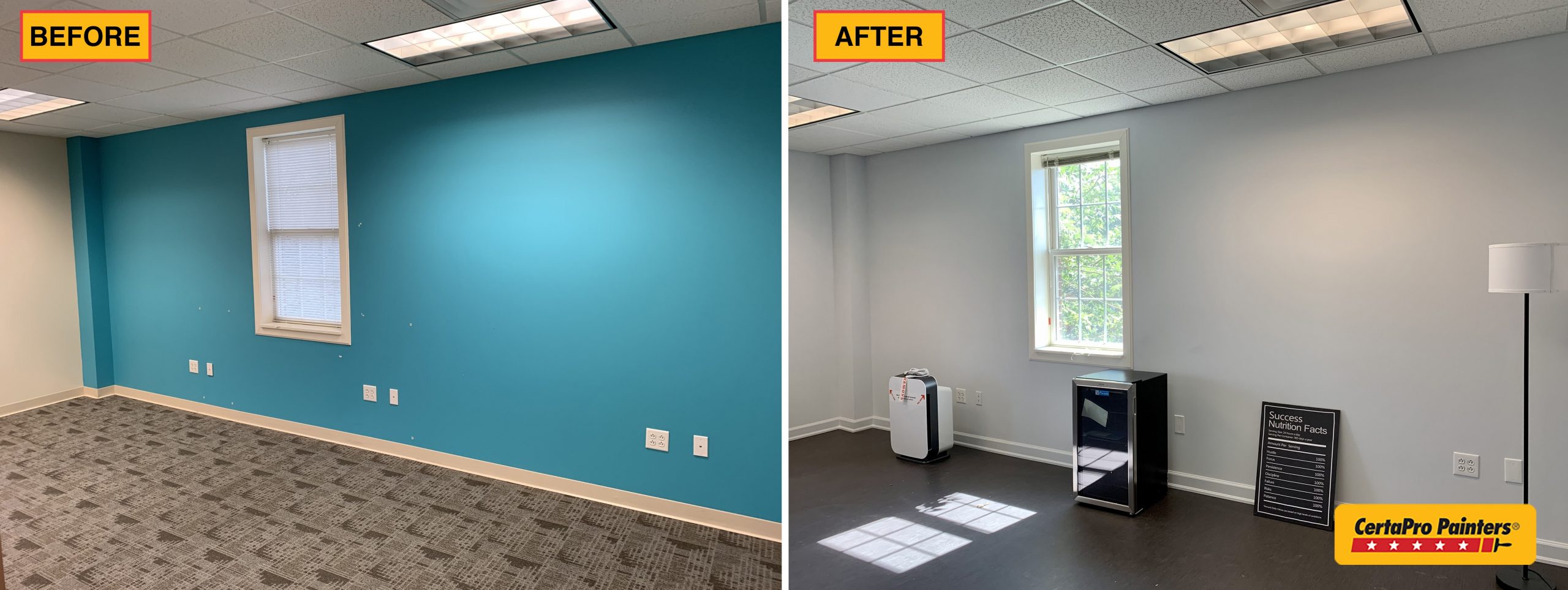 office before and after