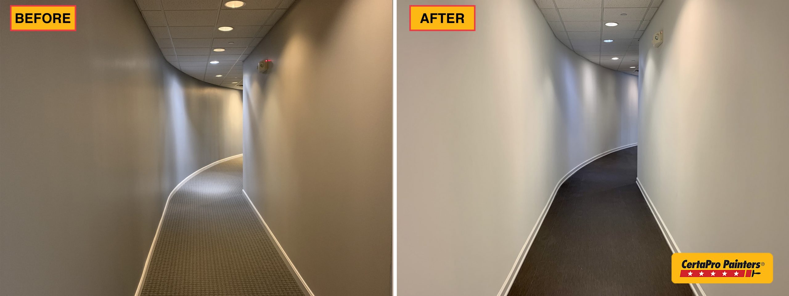 office before and after