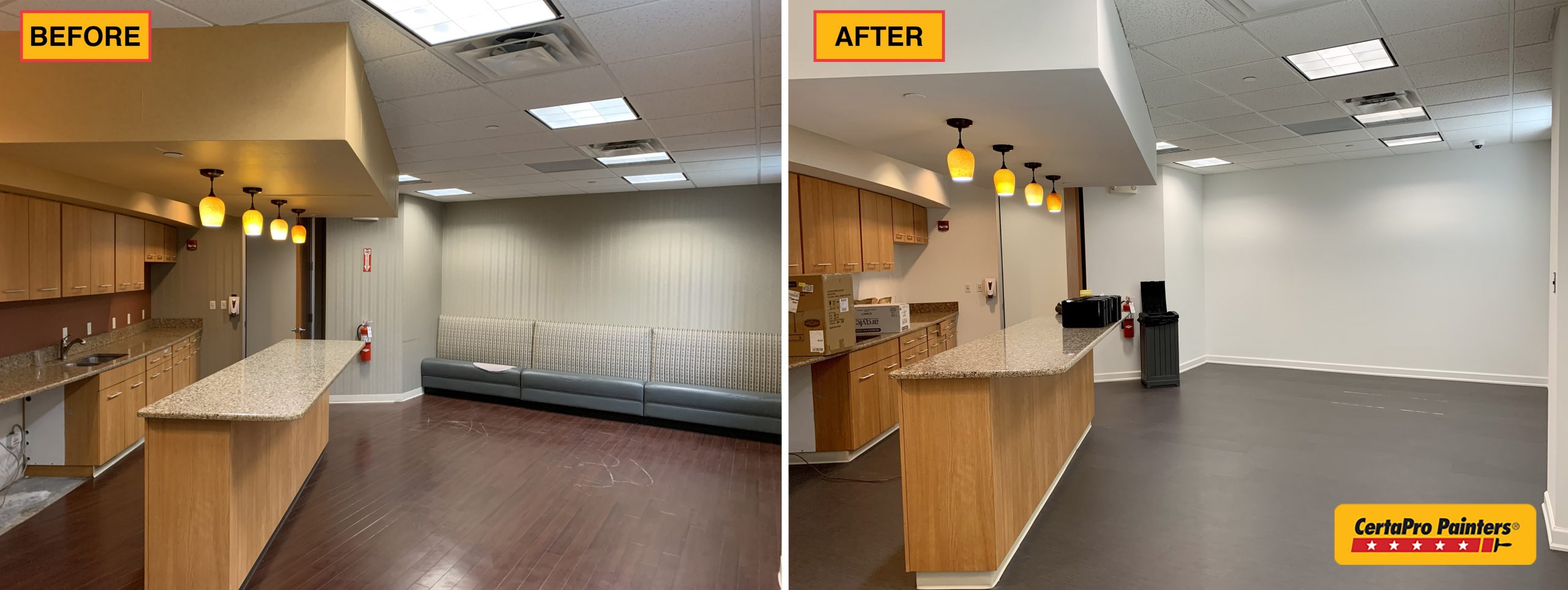 office before and after