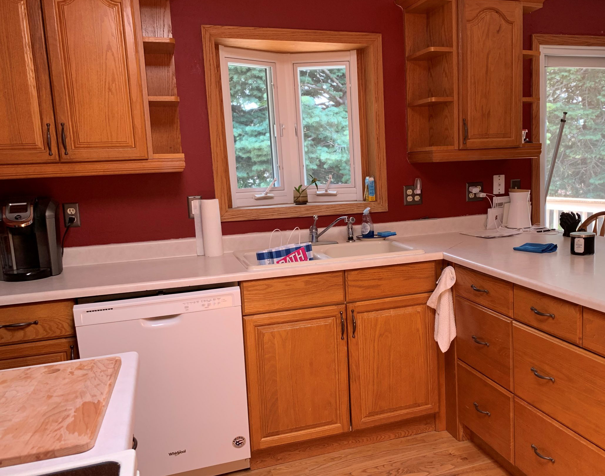 Stain to Paint Services Before