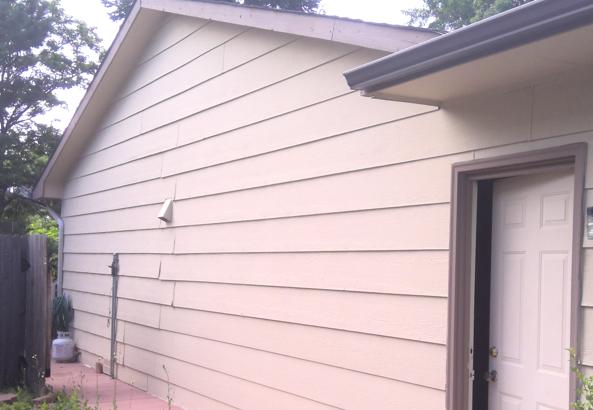 Exterior Siding Replacement Before