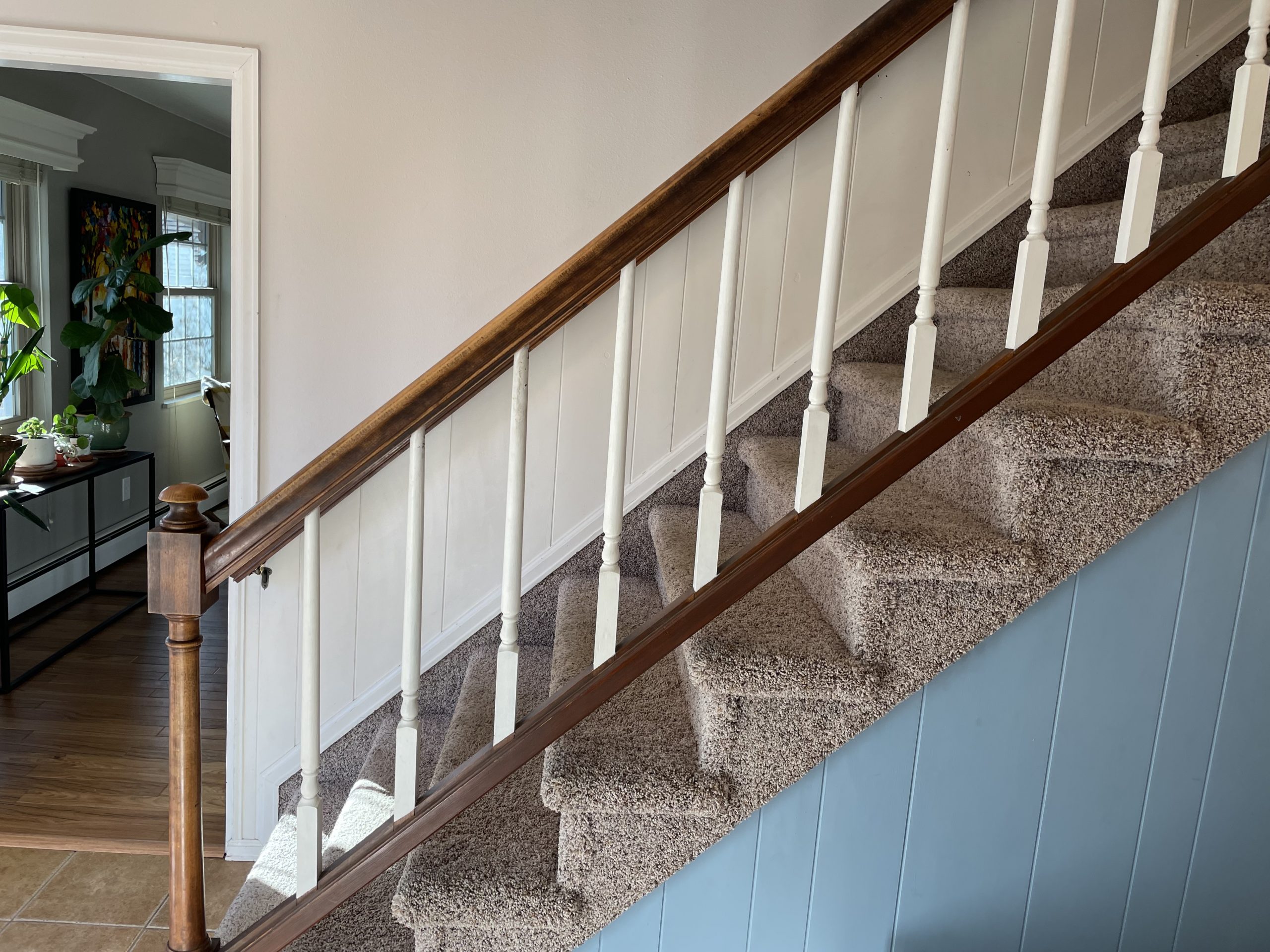 Modern Stairway Painting Before