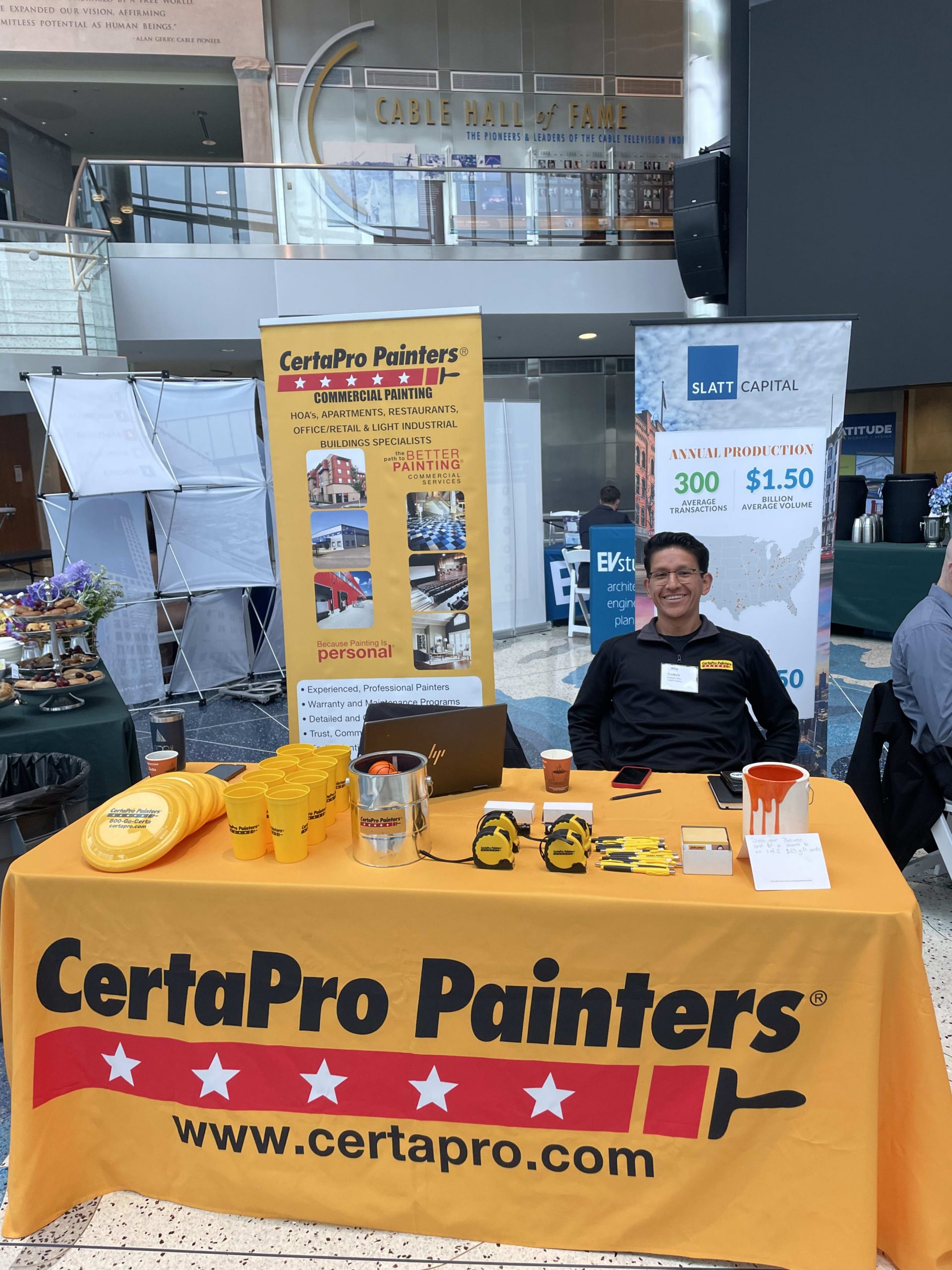 CertaPro representative at CREJ expo