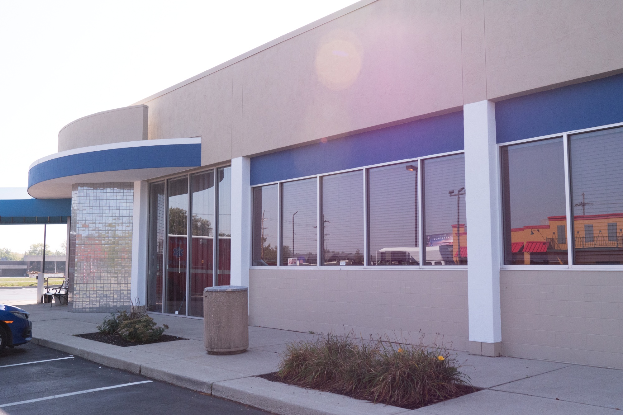 exterior walls repainted