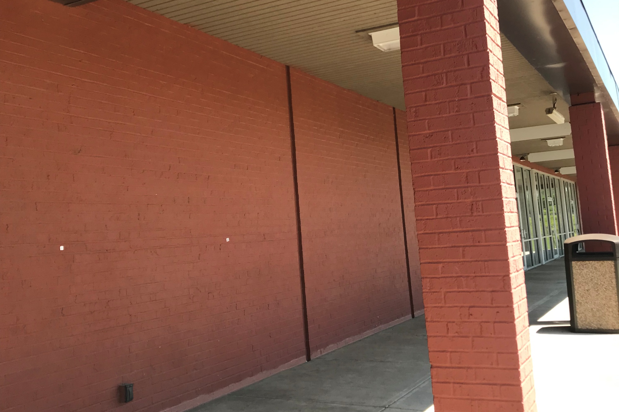 Worn walls and columns