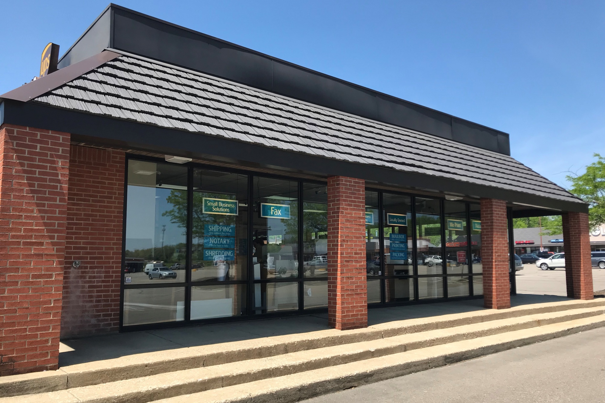 Worn walkways and roofing