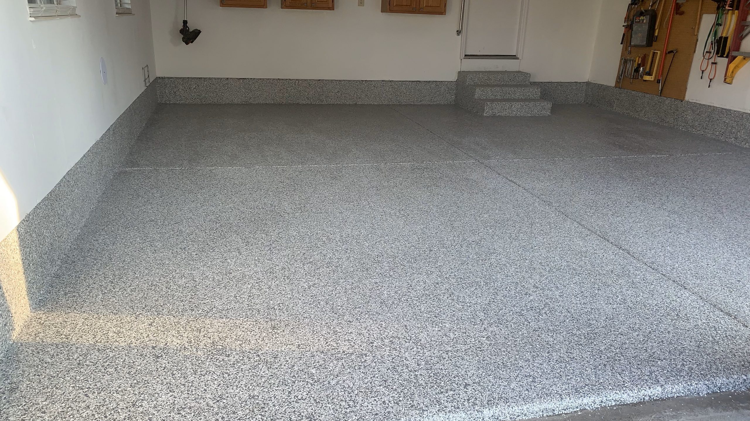 epoxy garage floor job completed by CertaPro Columbus Ohio