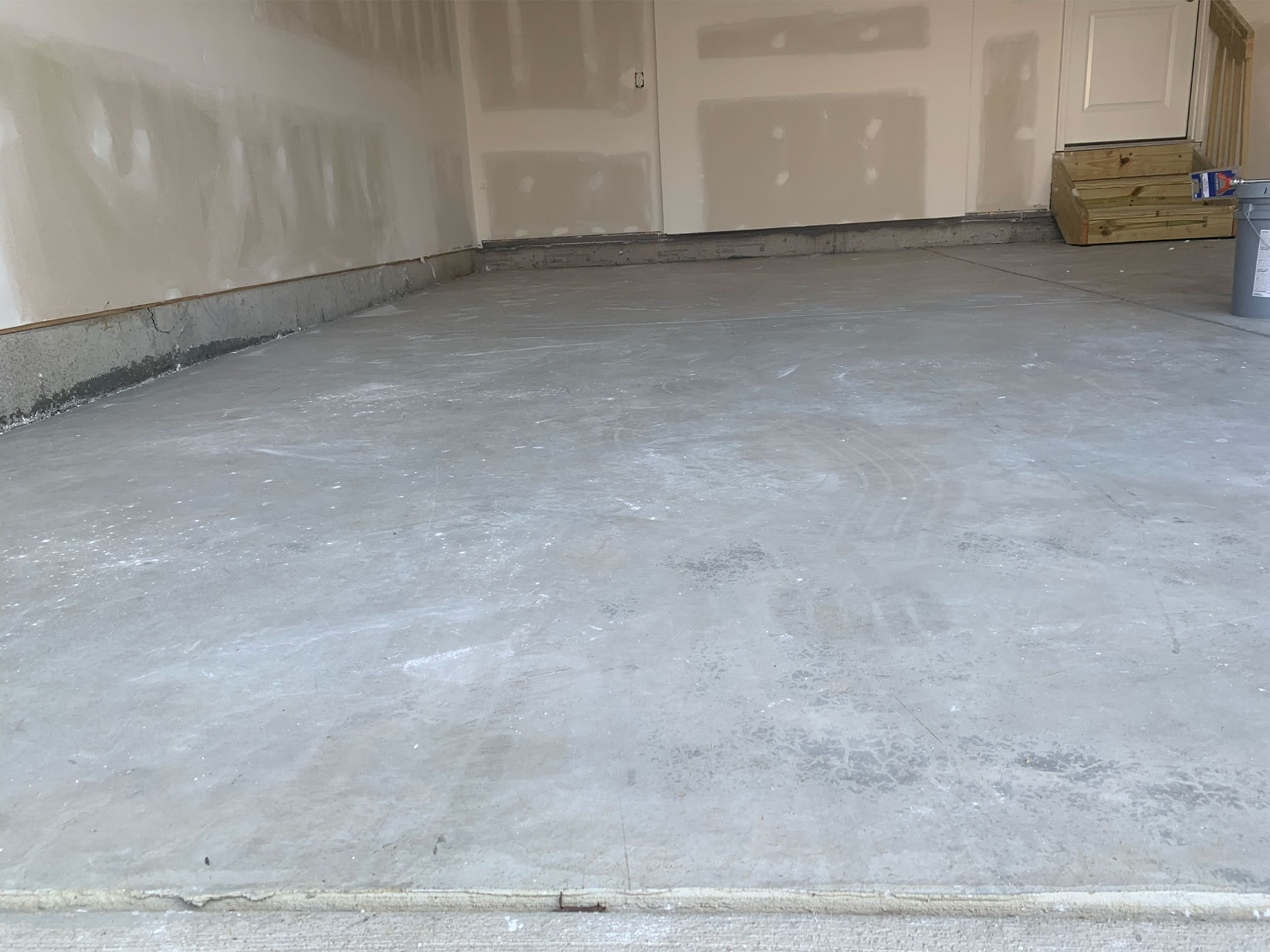 epoxy garage floor job prepped by CertaPro Columbus Ohio