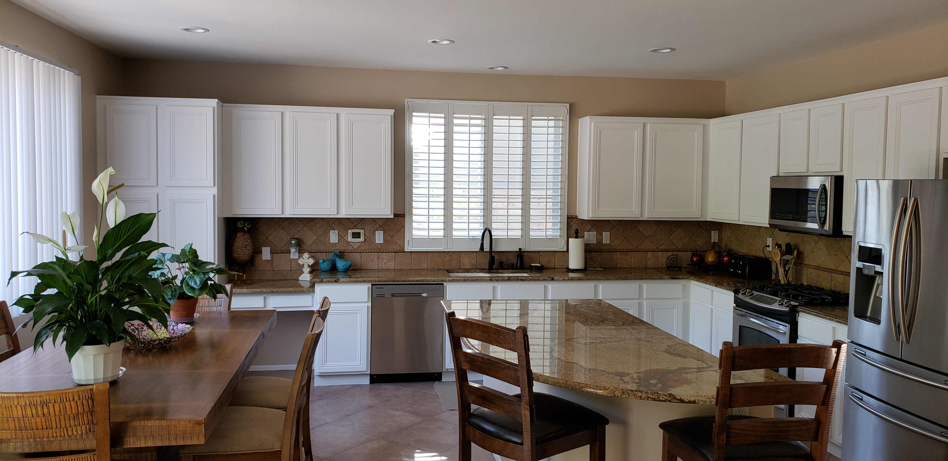 Overhead Cabinet painted White