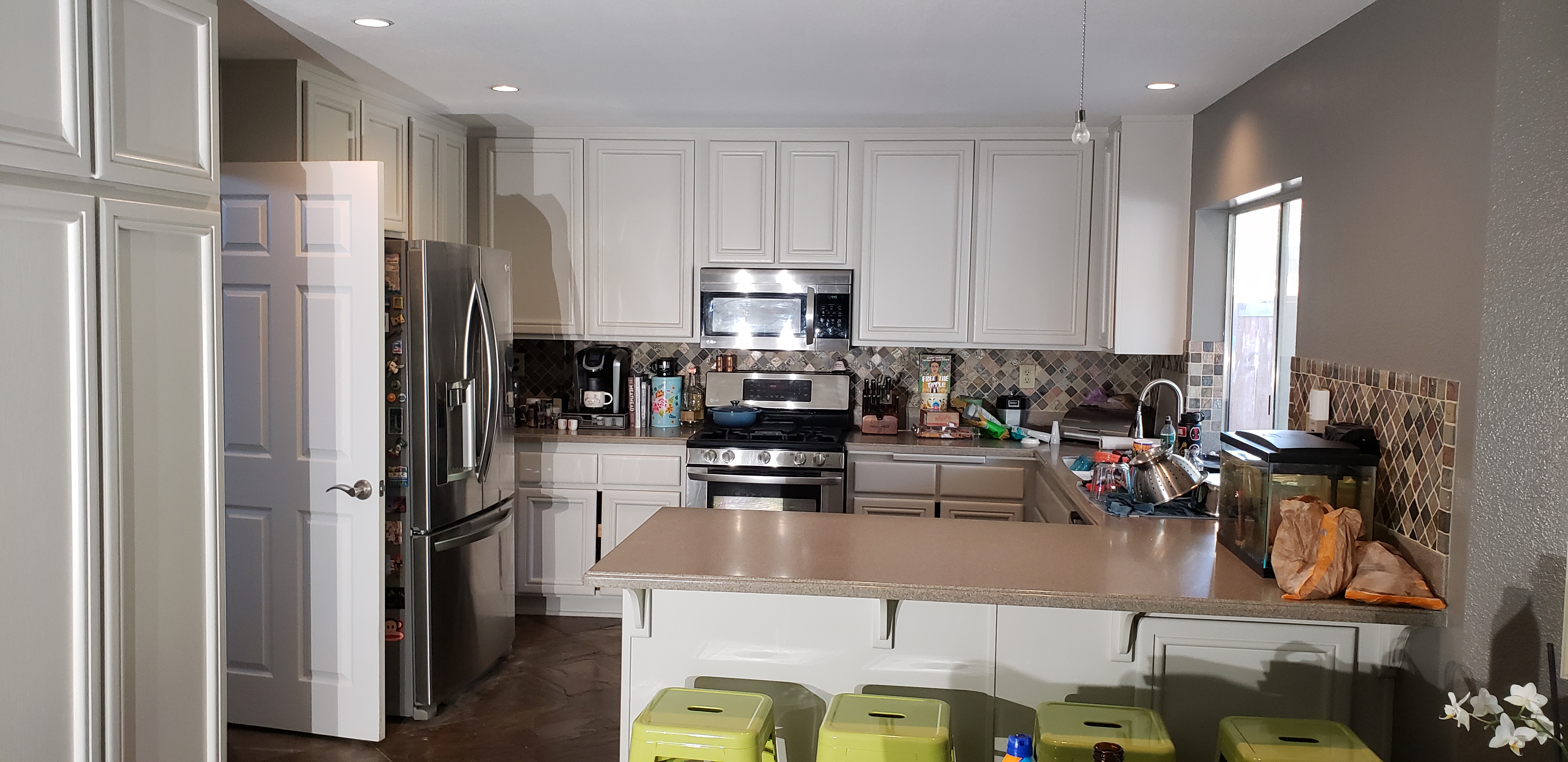 Kitchen painting after picture