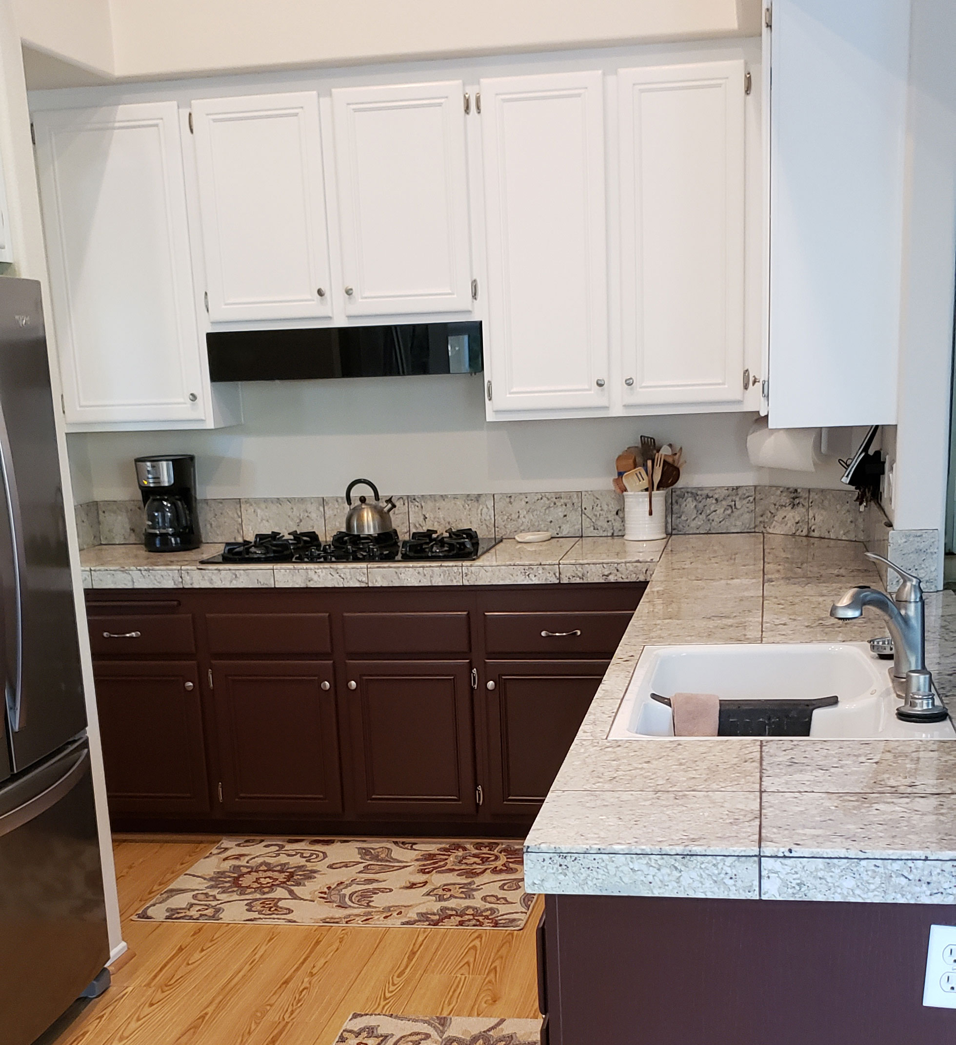 White Cabinets Corona CA