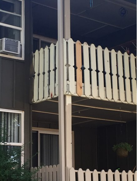 Denver commercial railing painting