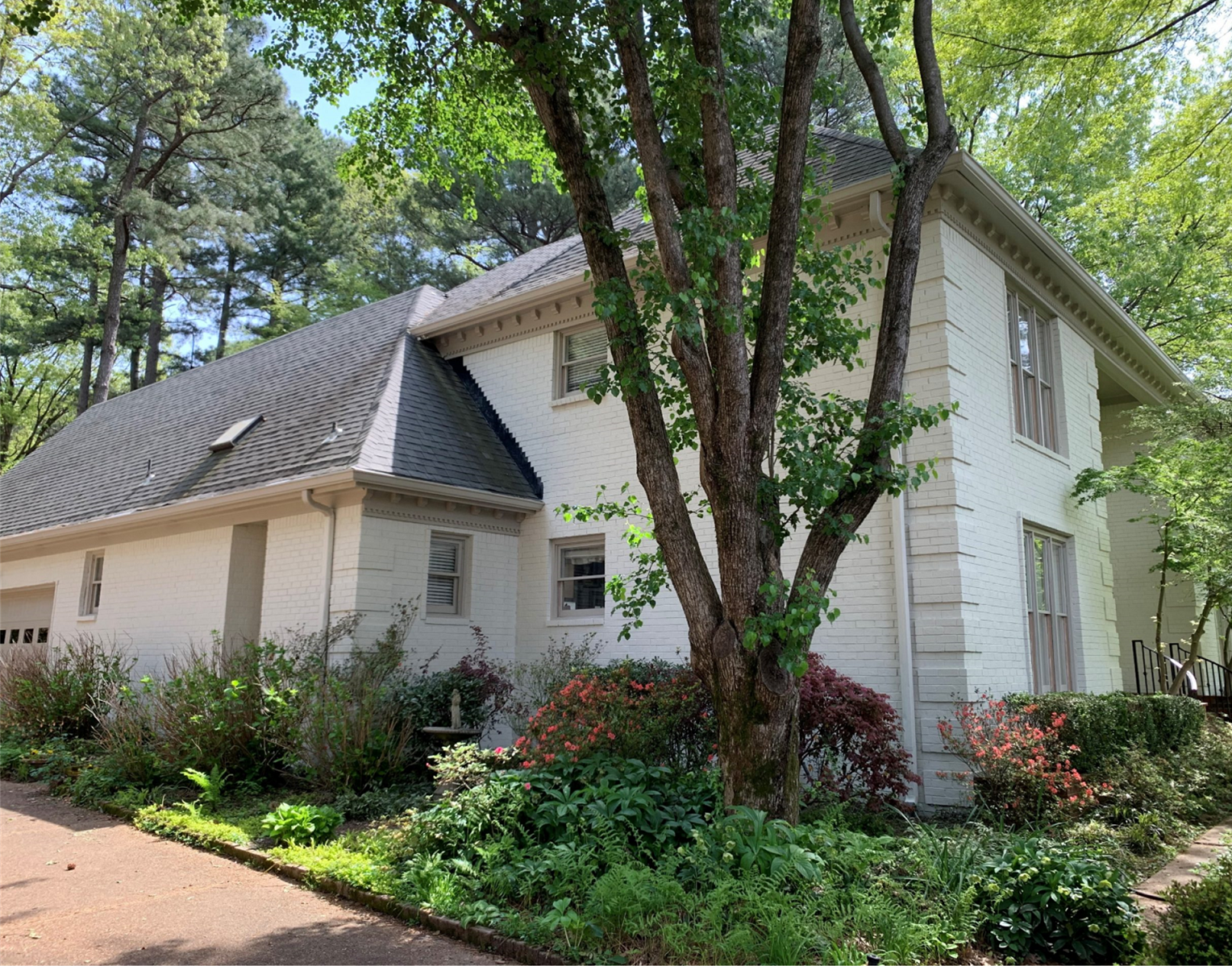 Exterior Side Painted Brick