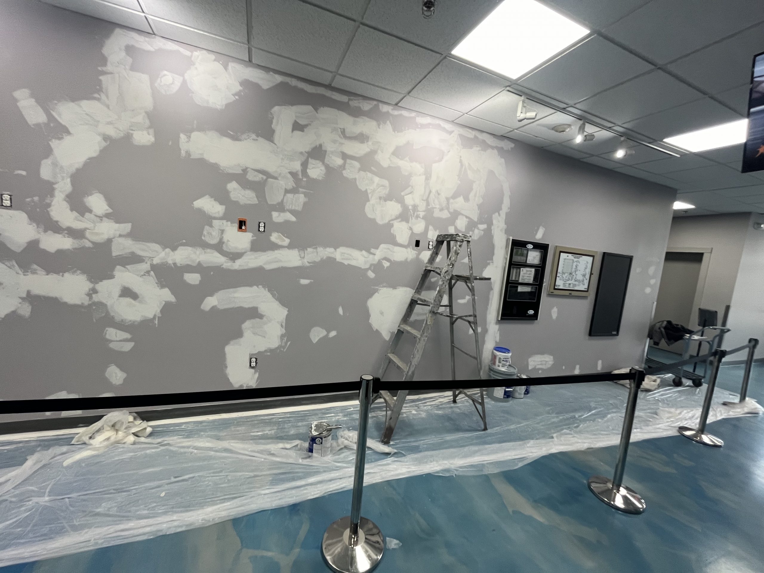 Commercial Interior Painting Before