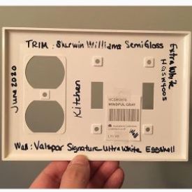 Light switch trick for paint colors