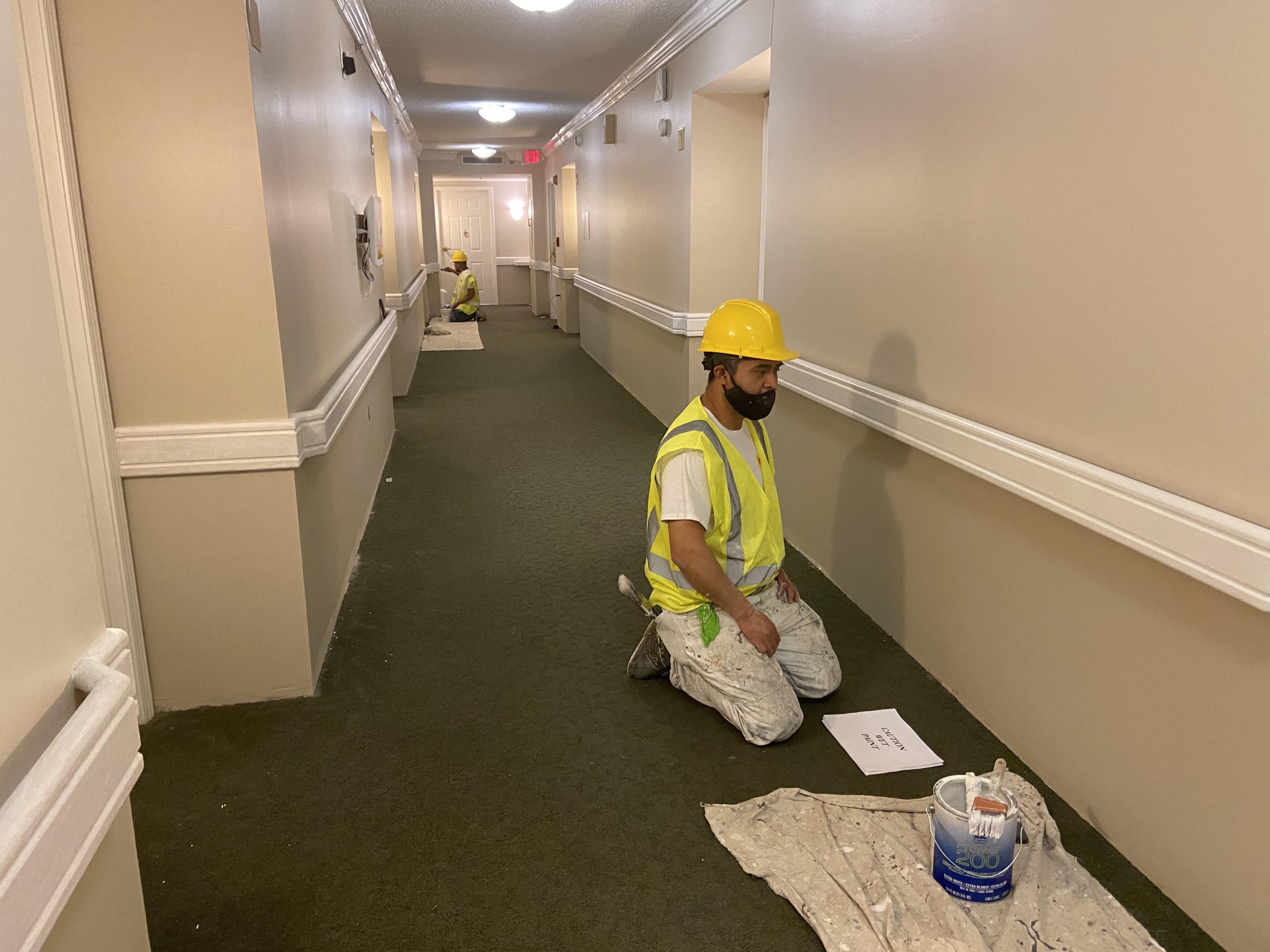 Leisure Park Hallway Interior Beige