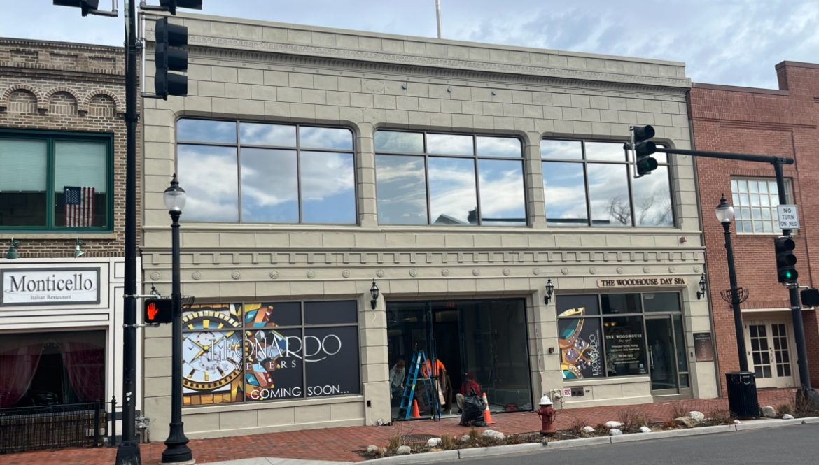 Storefront Transformation for Leonardo Jewelers Before