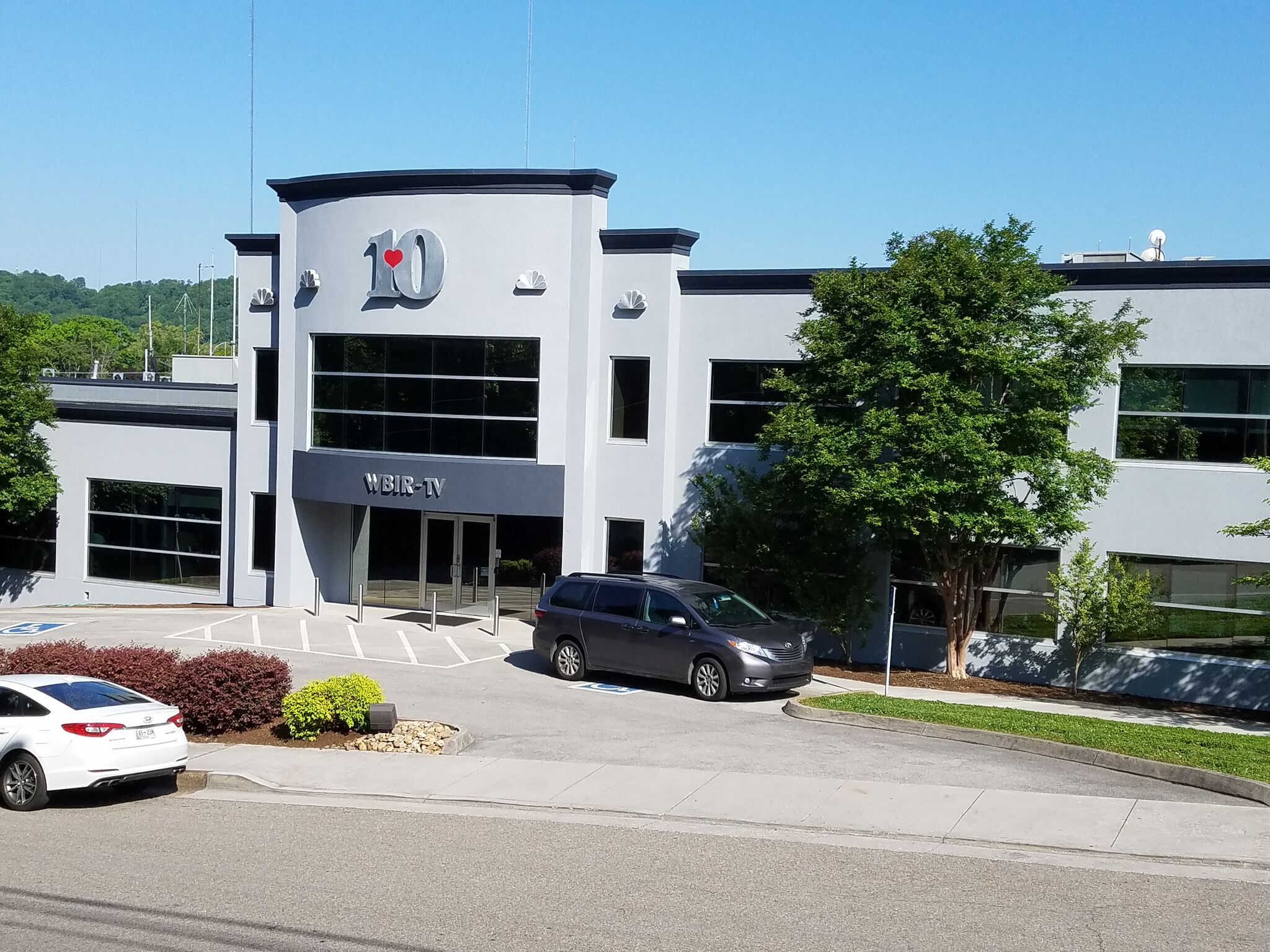 WBIR-TV Studios - Commercial Painting Project, Knoxville, TN.