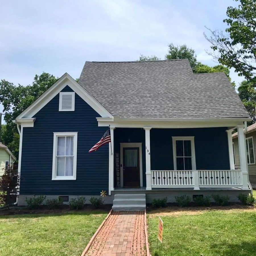 Exterior House Painting Project After