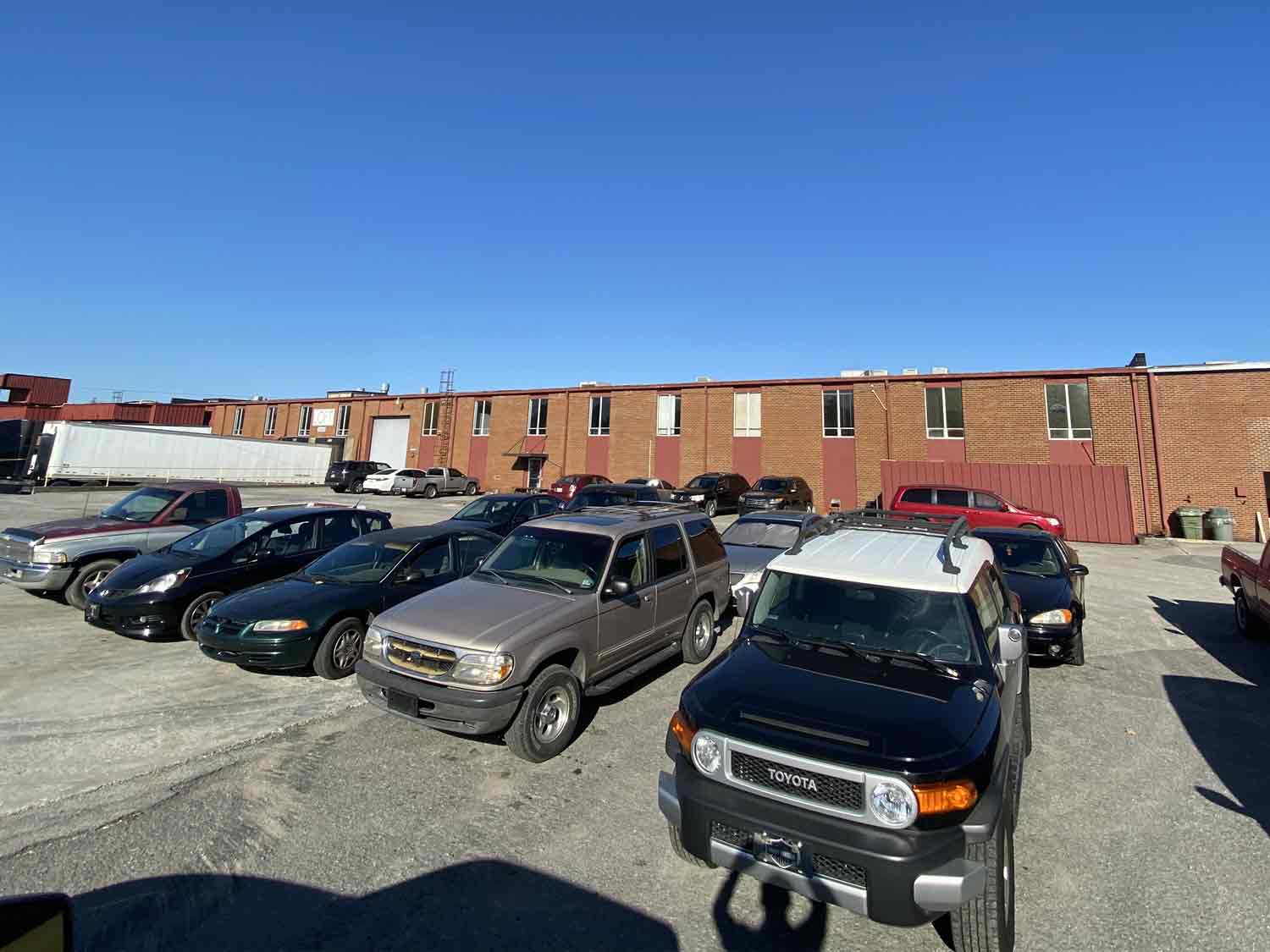 before commercial painting project