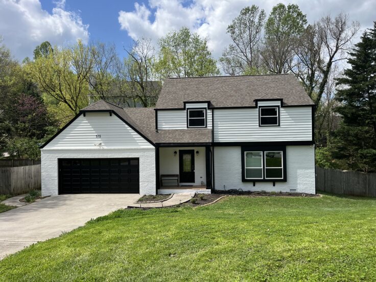 after exterior painting