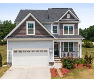 House with painted trim and accents