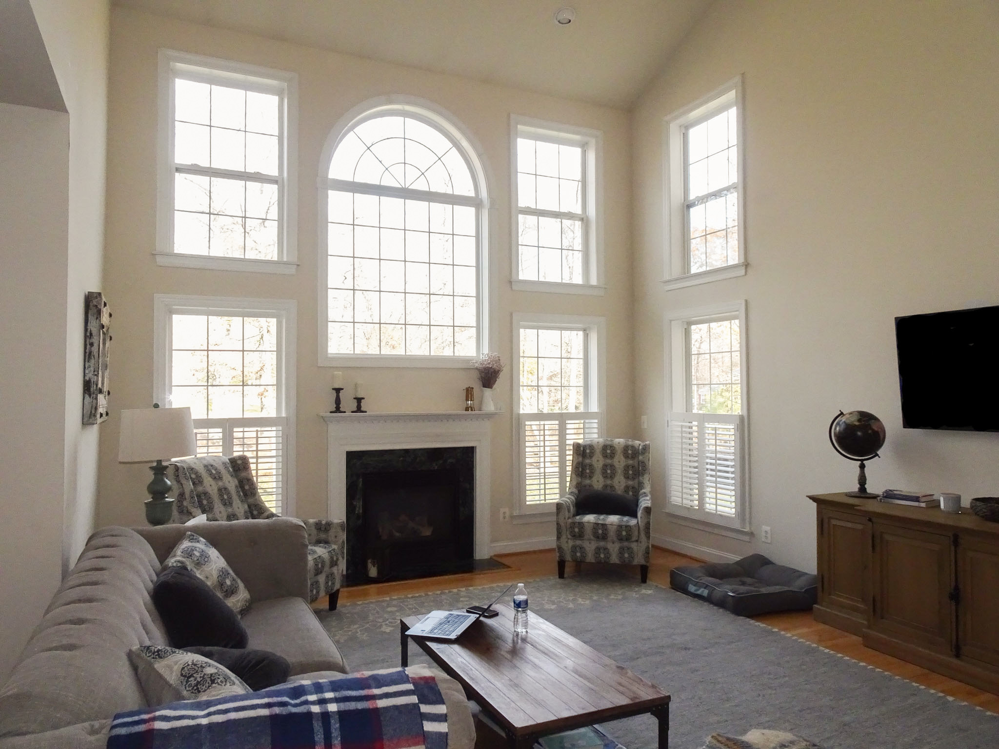 Living Room Painting Before