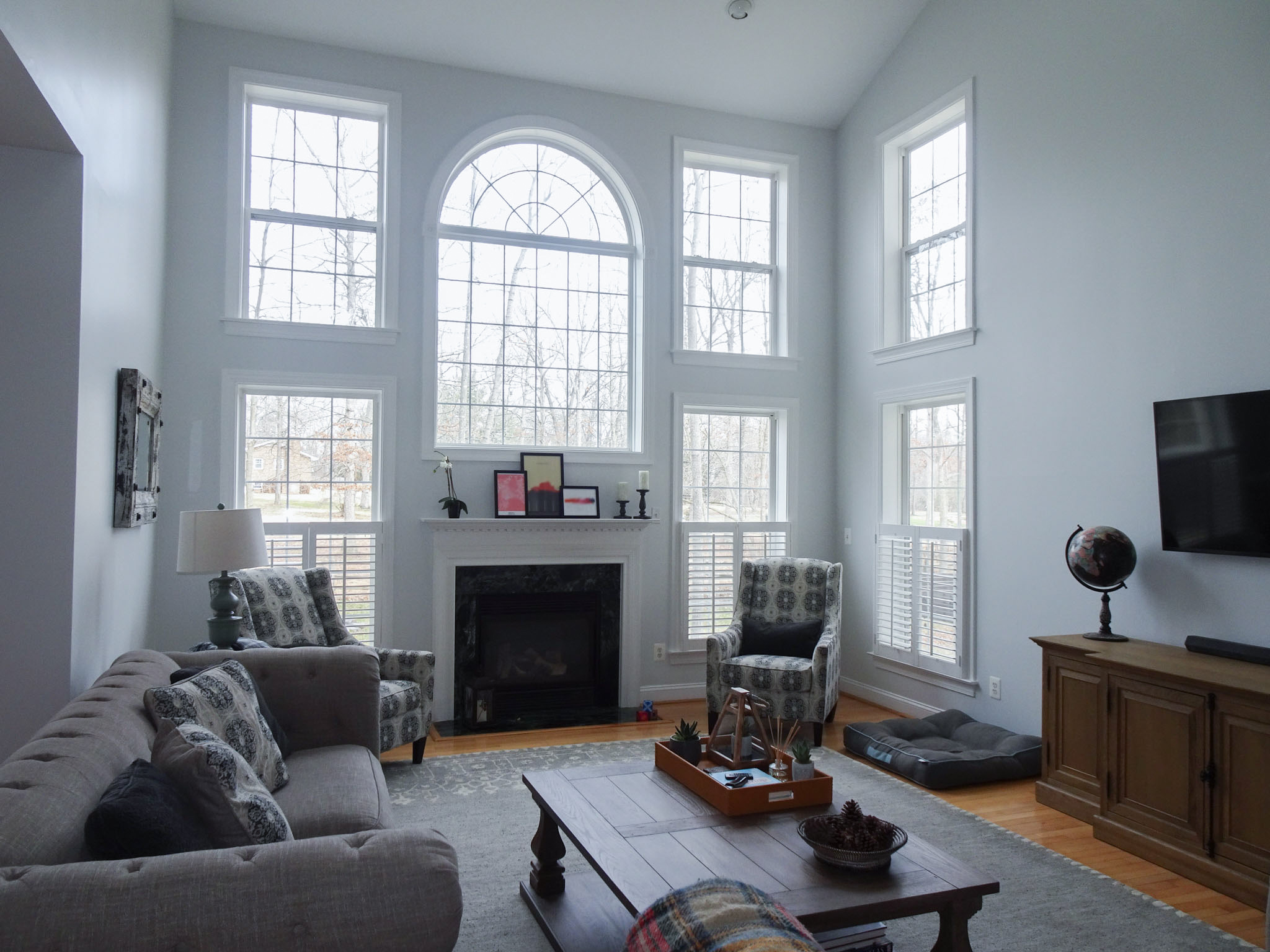 Living Room Painting After