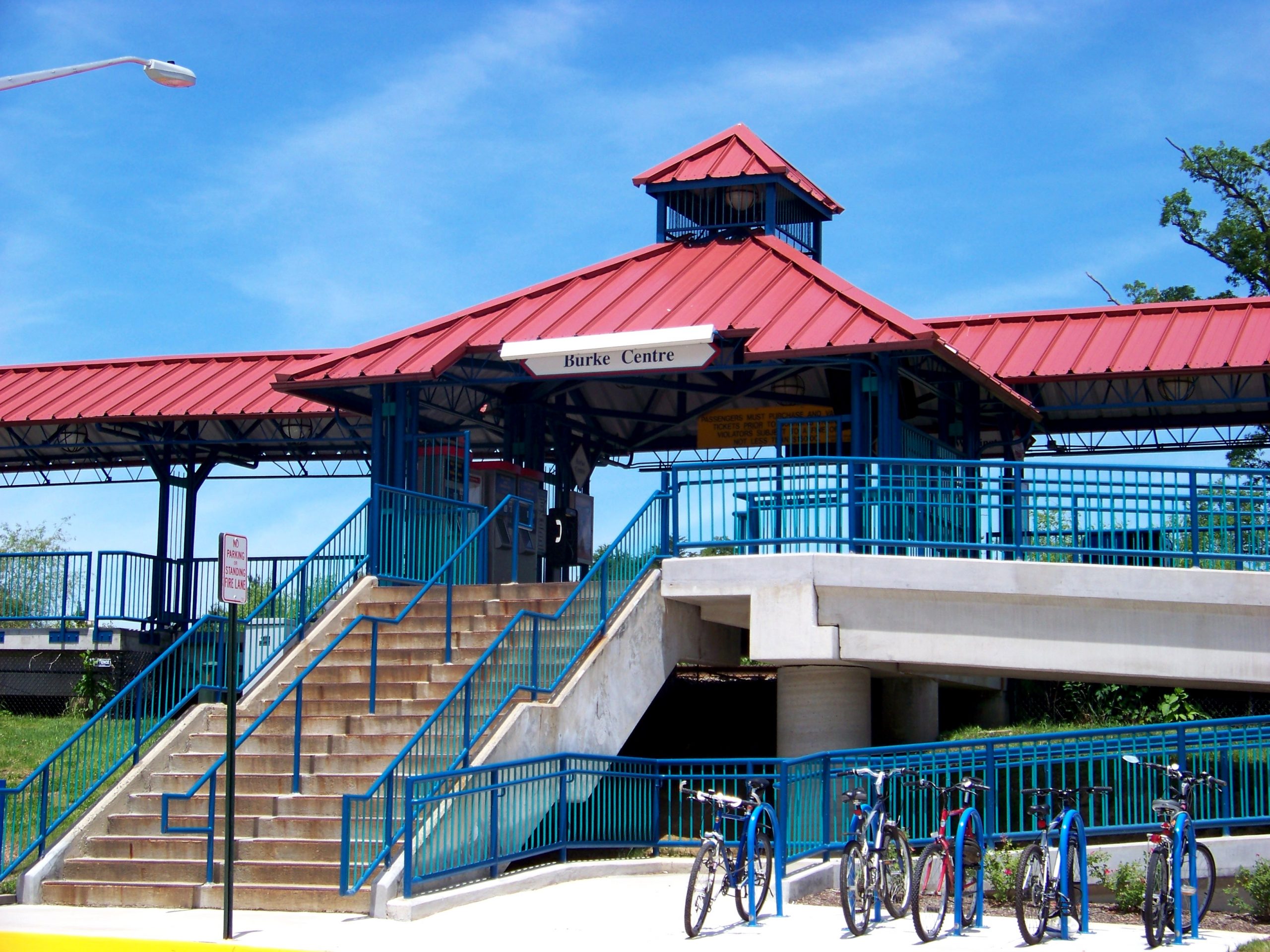 Burke rail station