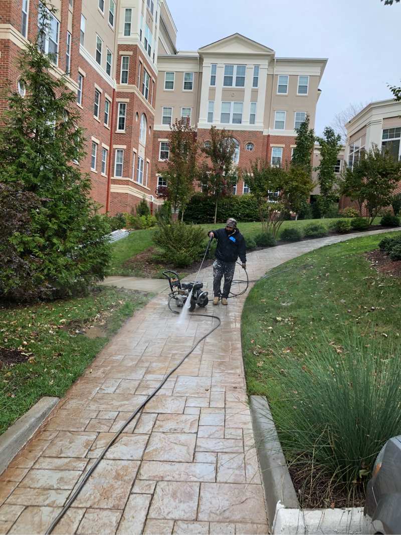pressure washing