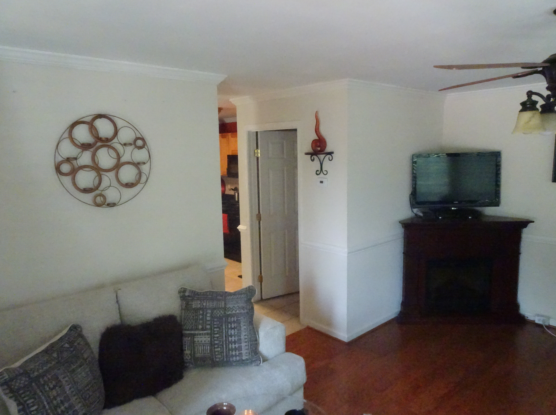 Before Interior Wainscoting