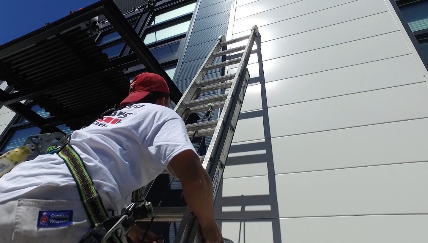 Check out our Commercial Vinyl and Aluminum Siding Painting