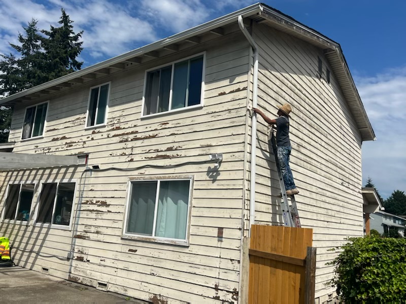 Exterior House Transformation Before