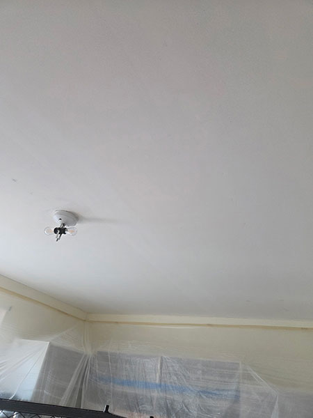 popcorn ceiling removal after