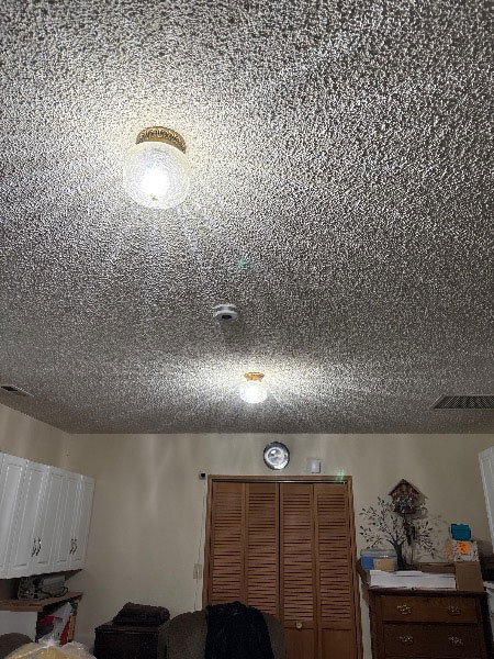 popcorn ceiling removal before