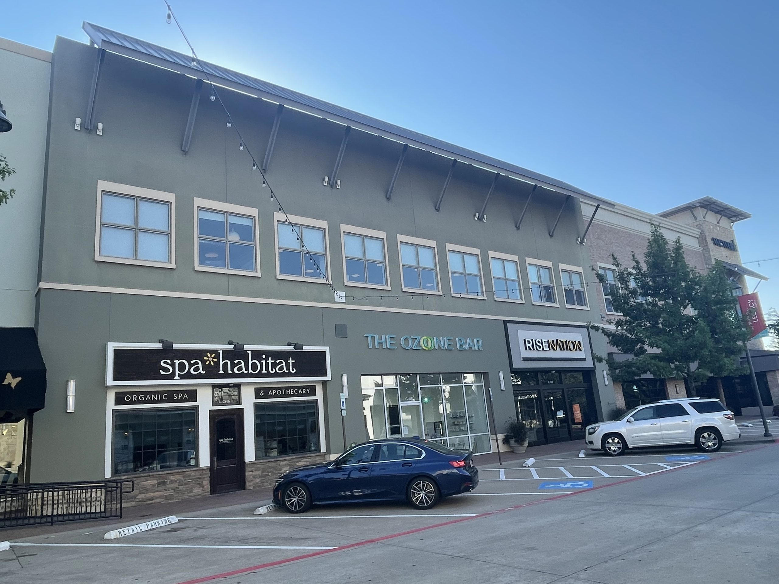 before photo commercial storefronts Plano TX