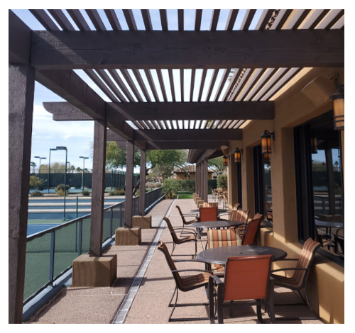 Exterior commercial painting.