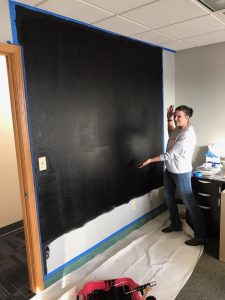 Dylan and magnetic paint project