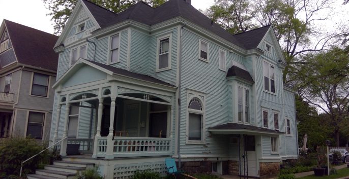 Exterior Painting on Classic Design Before