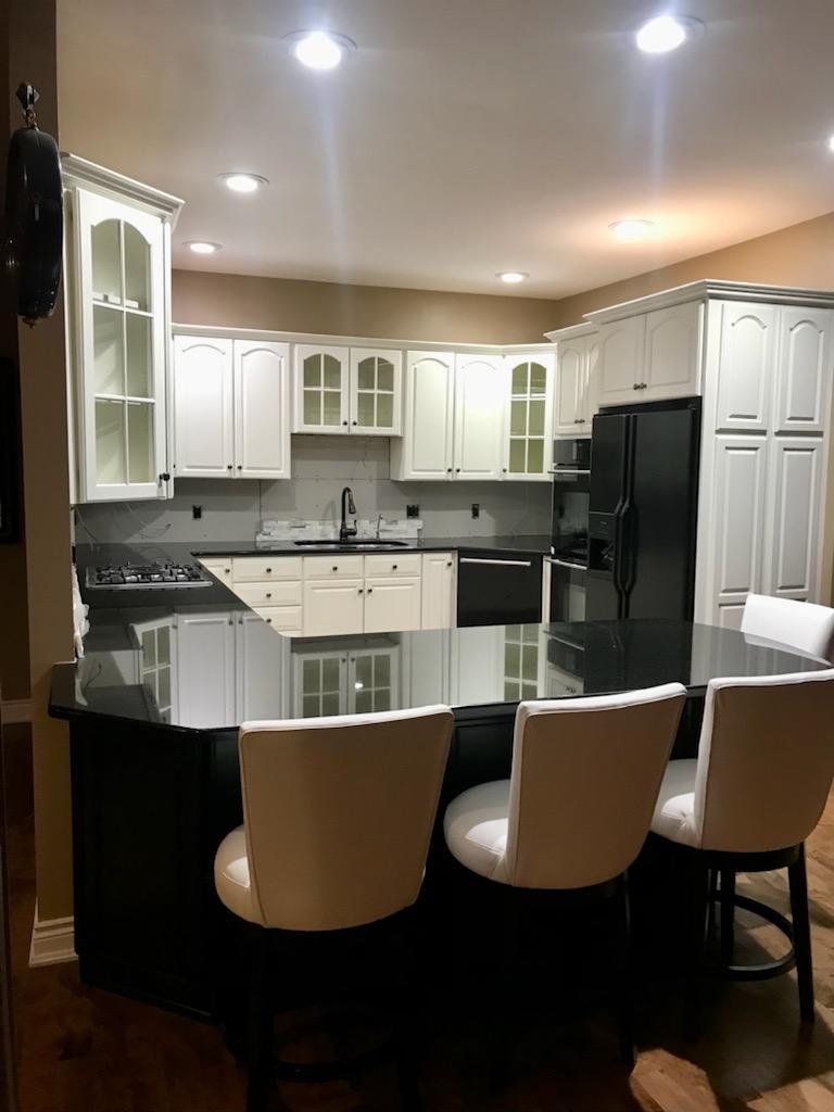 cabinet painting after