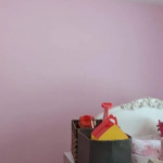 Color change, daughter's room after painting.